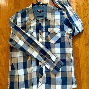 Eighty Eight. Long sleeve button up. XL